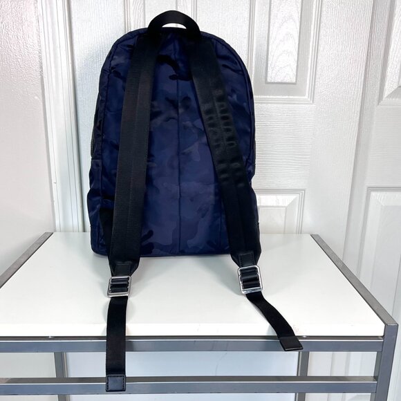 Michael Kors Camouflage Nylon Jacquard Backpack Blue Camo main image 4